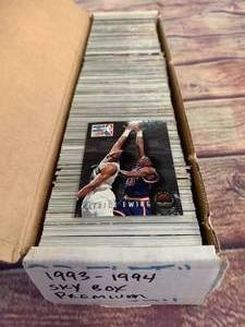 Box of 1993-94 Skybox Premium Unsearched Cards