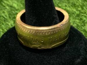 Handmade Coin Ring Size 12