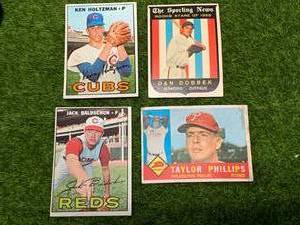 Lot of Four Vintage Sports Cards