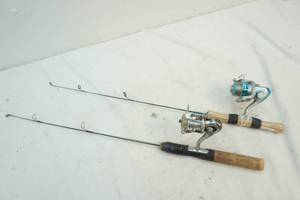 lot 199 image: ice fishing poles
