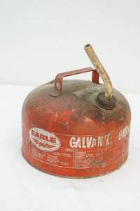 lot 5 image: Vintage Eagle Gas Can