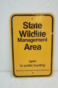 lot 29 image: Metal sign