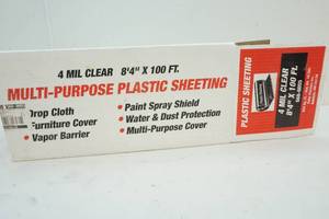lot 40 image: Plastic sheeting
