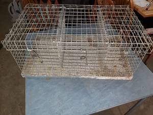 Triple Rabbit Cage
