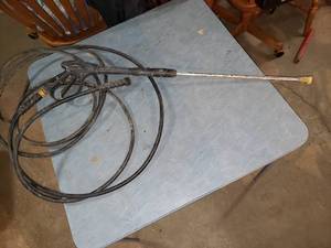 Pressure Washer Wand and Hose