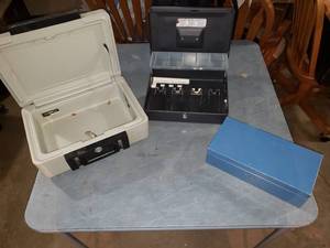 3 Lock Boxes - No Keys