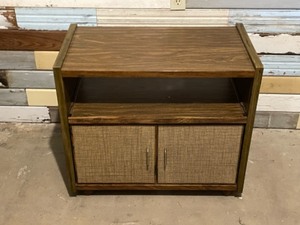 Rolling Cart 2 Door Cabinet