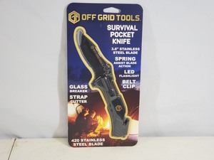 New Off the Grid Tools Survival Pocket Knife