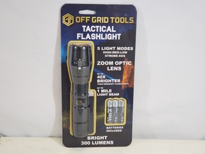 New Off the Grid Tools Tactical Flashlight