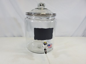 New Anchor Hocking Glass 2 Gallon Drink Dispenser