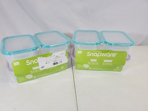 2 New Snapware 6 Piece Food Storage Sets