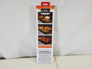 Pack of 3 New Reusable Grilling Mats