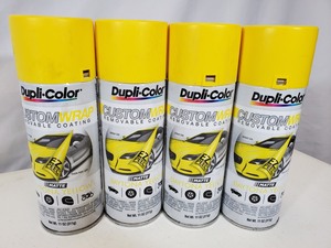 4 New Dupli-Color Plasti-Dip Custom Wrap Removable Coating