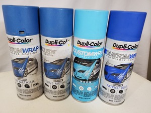 4 New Dupli-Color Plasti-Dip Custom Wrap Removable Coating