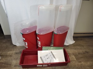 4 New Christmas Storage Totes