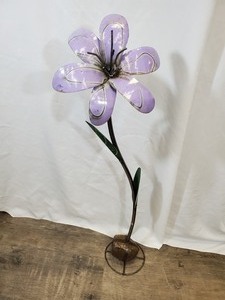 New Handmade Recycled Metal Flower