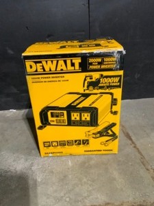 DEWALT 1000-Watt Portable Car Power Inverter with Triple USB Ports. See Pictures