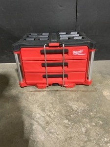 Milwaukee PACKOUT 3-Drawer Tool Box. See Pictures