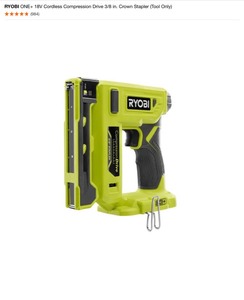RYOBI 4-Volt Lithium Screwdriver, ONE 18V Cordless Compression Drive 38 in. Crown Stapler & 18V Cordless Multi-Tool (Tool-Only) See Pictures