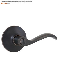Defiant Naples Satin Nickel Combo Pack & Aged Bronze BedBath & HallCloset Door Handles. See Pictures