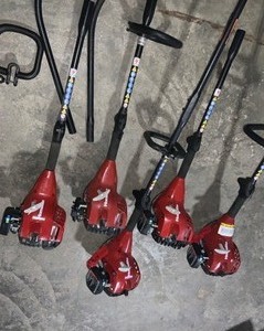 Homelite 2-Cycle Curved & Straight Gas String Trimmers. Various Conditions. See Pictures