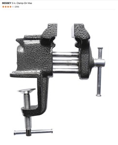 BESSEY 3 in. Clamp-On Vise & Other Sized BESSEY Clamps. See Pictures