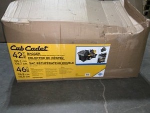 Cub Cadet Original Equipment 42 in. and 46 in. Double Bagger for XT1 and XT2 Series Riding Lawn Mowers (2015 and After). See Pictures