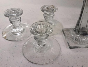 lot 104 image: Assorted Candleholders