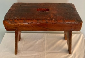 lot 67 image: Primitive Bench