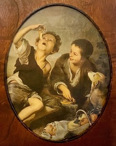 lot 79 image: Bartolome Esteban Murillos Kuchenesser Print Cake Eaters