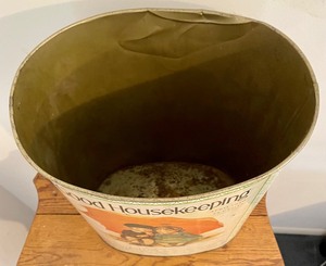 lot 172 image: Vintage Good Housekeeping Trash Can