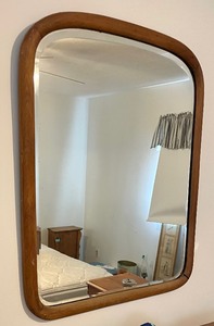 lot 178 image: Wood Framed Mirror