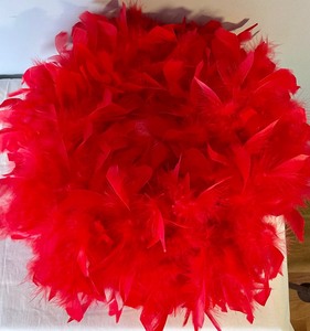 lot 253 image: Stunning Red Custom Hat by LoveLee Creatives