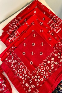 lot 263 image: 14 Red Bandanas