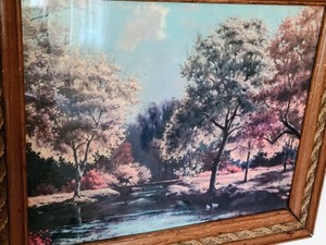 lot 127 image: Pair of Framed Vintage Prints