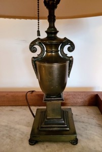 lot 130 image: Bronze Table Lamp
