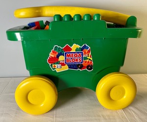 lot 332 image: Mega Blocks Wagon with Blocks