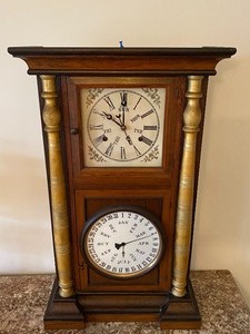 lot 2 image: Antique Perpetual Calendar Clock