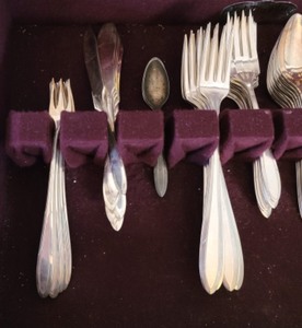 lot 204 image: Nobility Silver Plated Flatware