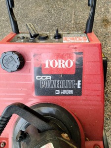 lot 278 image: Toro Powerlite-E Snowblower