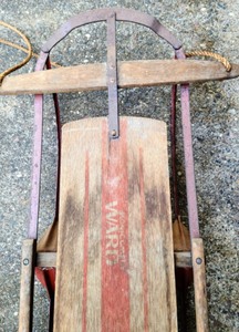 lot 282 image: Vintage Montgomery Ward Sled