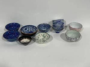 Assorted Glass BowlsJapanese Rice Bowls
