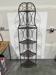 Metal Folding Corner Shelf