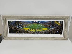 NDSU Bison Panoramic Framed Photo