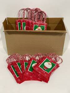 Santa Holiday Wine Bags