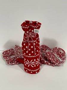 6 New Winterflake Bottle Bags