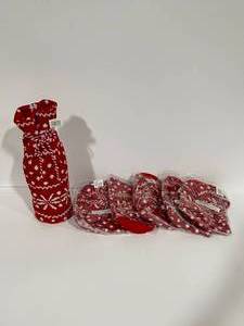 6 New Winterflake Bottle Bags