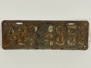 1934 Minnesota License Plate