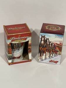 Budweiser Holiday Steins