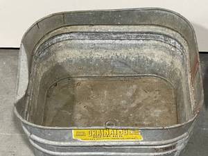 Older Galvanized Tubs